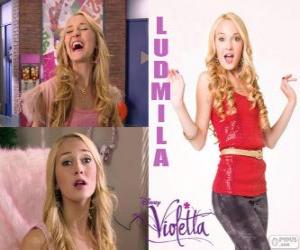 Puzzle Λουντμίλα κύριος εχθρός της Violetta, είναι το κορίτσι δροσερό και εντυπωσιακούς Studio 21